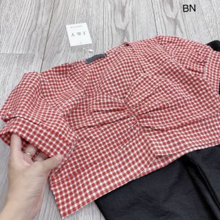 Set áo kẻ caro