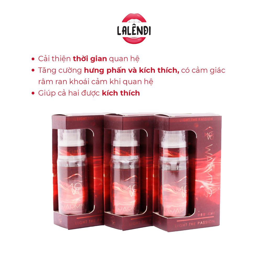 Gel bôi trơn Movo Warming làm ấm kích thích 45ml