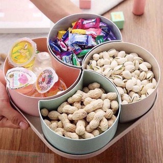 Khay đựng mứt lúa mạch 4 ngăn