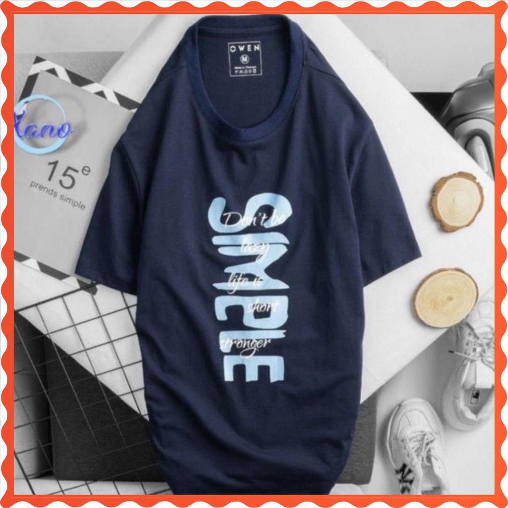 Áo Thun Nam Tay Lỡ Cotton Vải Mát Lạnh Giá Rẻ, Áo Phông Tee Basic Trắng Đen Kiểu Hàn Quốc | A01 -138 King.Shop.80