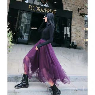 Váy tím ruốc QCCC