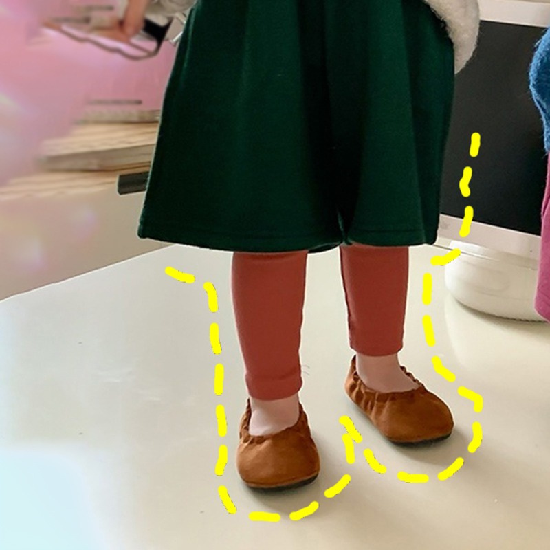 Quần Legging Họa Tiết Gấu Phong Cách Hàn Quốc Cho Bé Gái