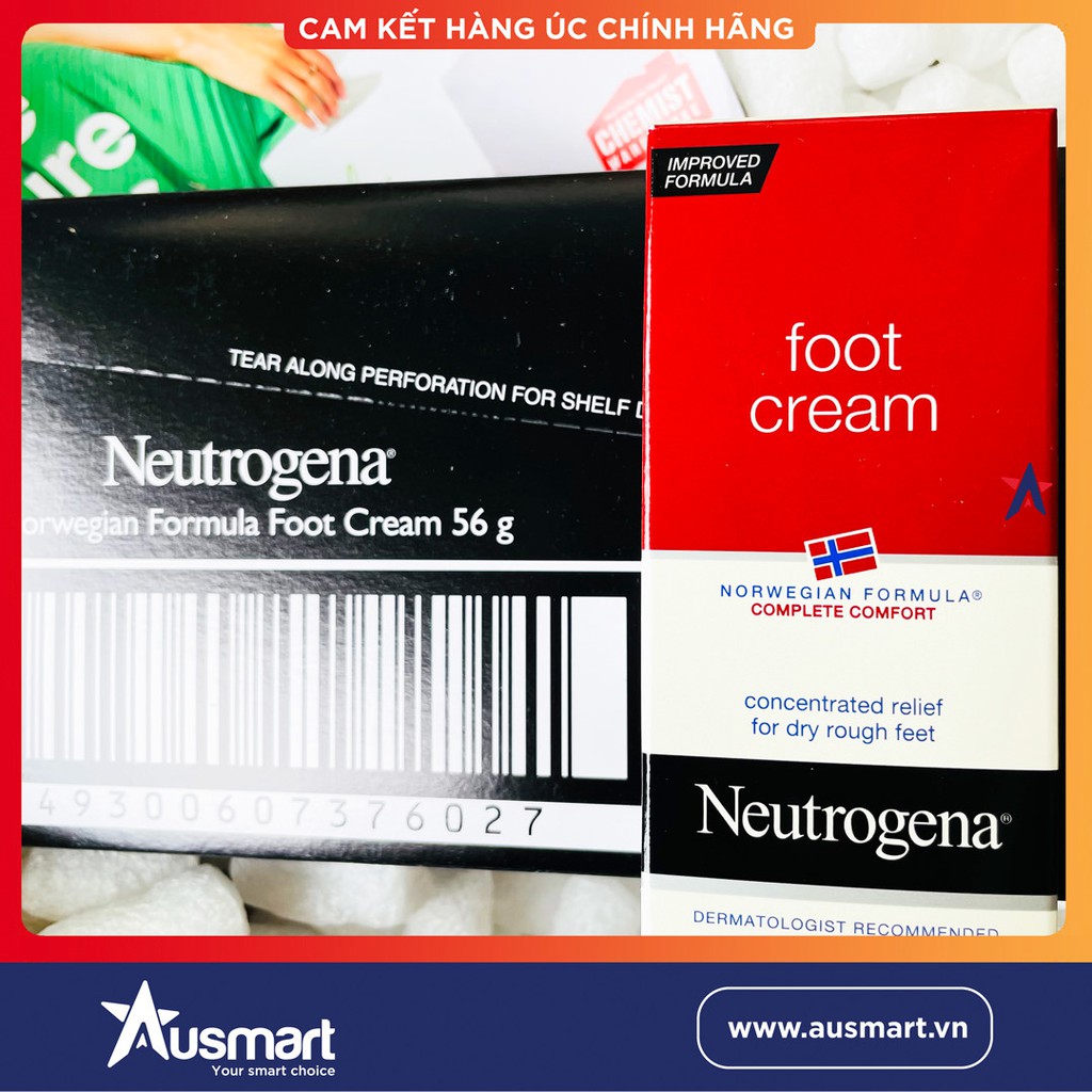 Kem dưỡng da chân Neutrogena Norwegian Formula Complete Comfort Foot Cream 56g