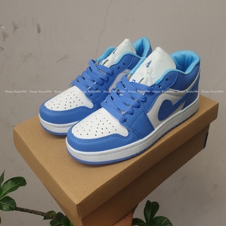 Giày thể thao nam nữ cổ thấp jd màu xanh dương reply1994