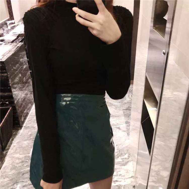 [ Mã FAXANH55 giảm 10K đơn 50K] (ORDER- Sẵn đỏ) Chân váy da bóng Hàn Quốc loại chuẩn hình | BigBuy360 - bigbuy360.vn