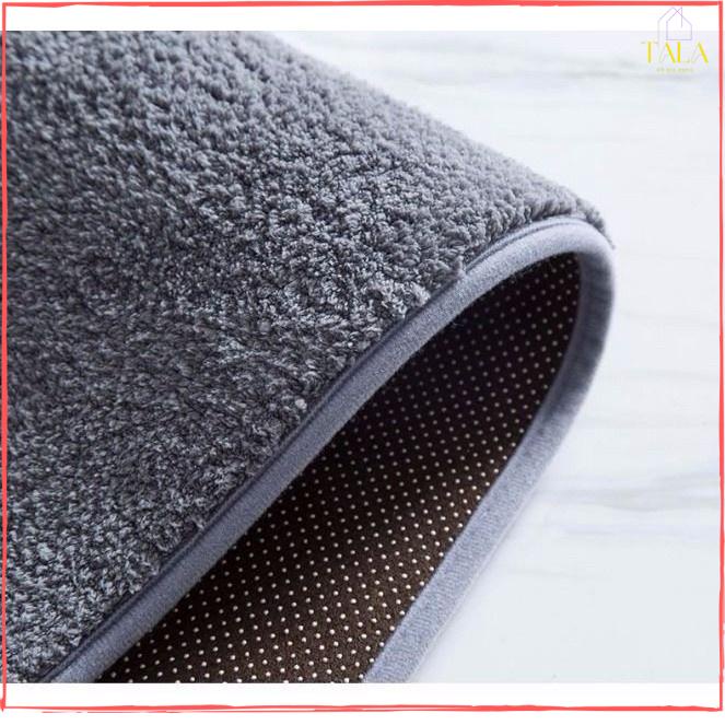 Thảm Lau Chân Siêu Thấm 40x60cm - Chất Liệu Mền Mịn Thấm Hút Tốt - Mặt Đế Chống Trơn Trượt