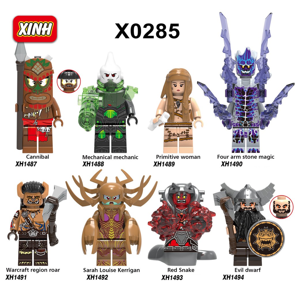 Minifigures Các Mẫu Nhân Vật Trong Game World Of Warcraft Region Roar X0285