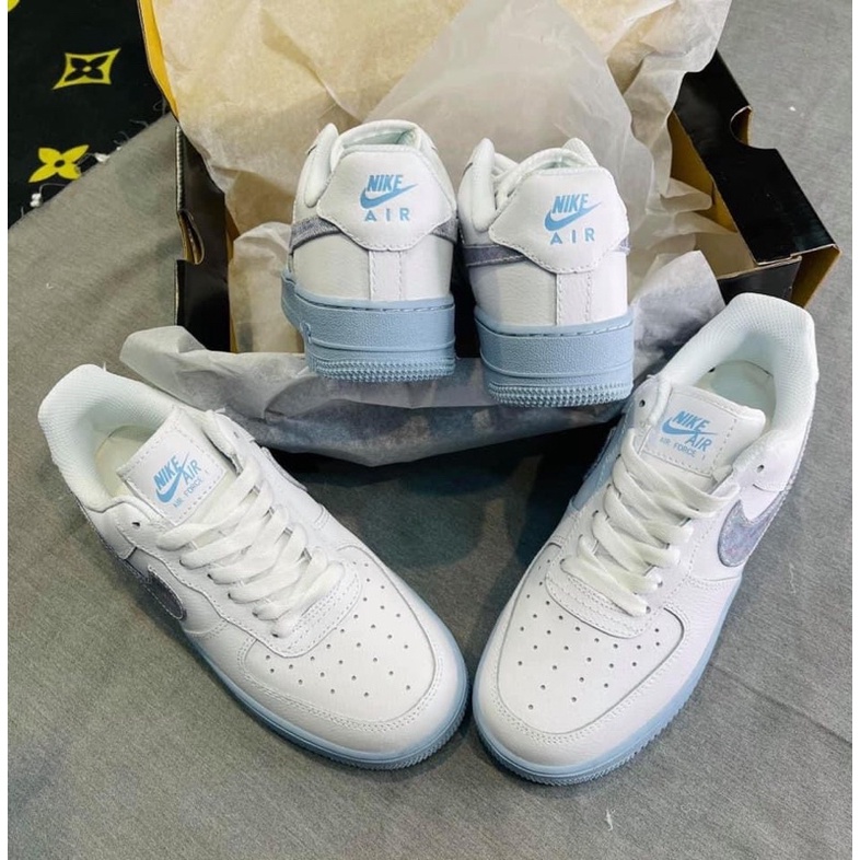 MINTSTOREGiày sneaker force trắng đế xanh