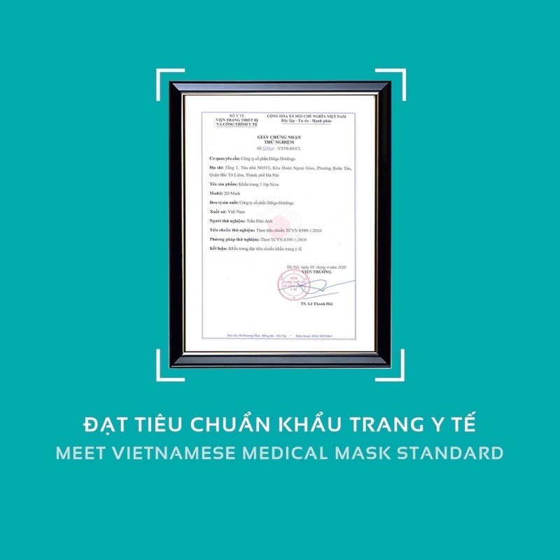 Hộp khẩu trang 3d mask Niva người lớn (10 cái)