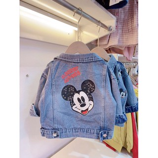 áo khoác bò mickey cho bé
