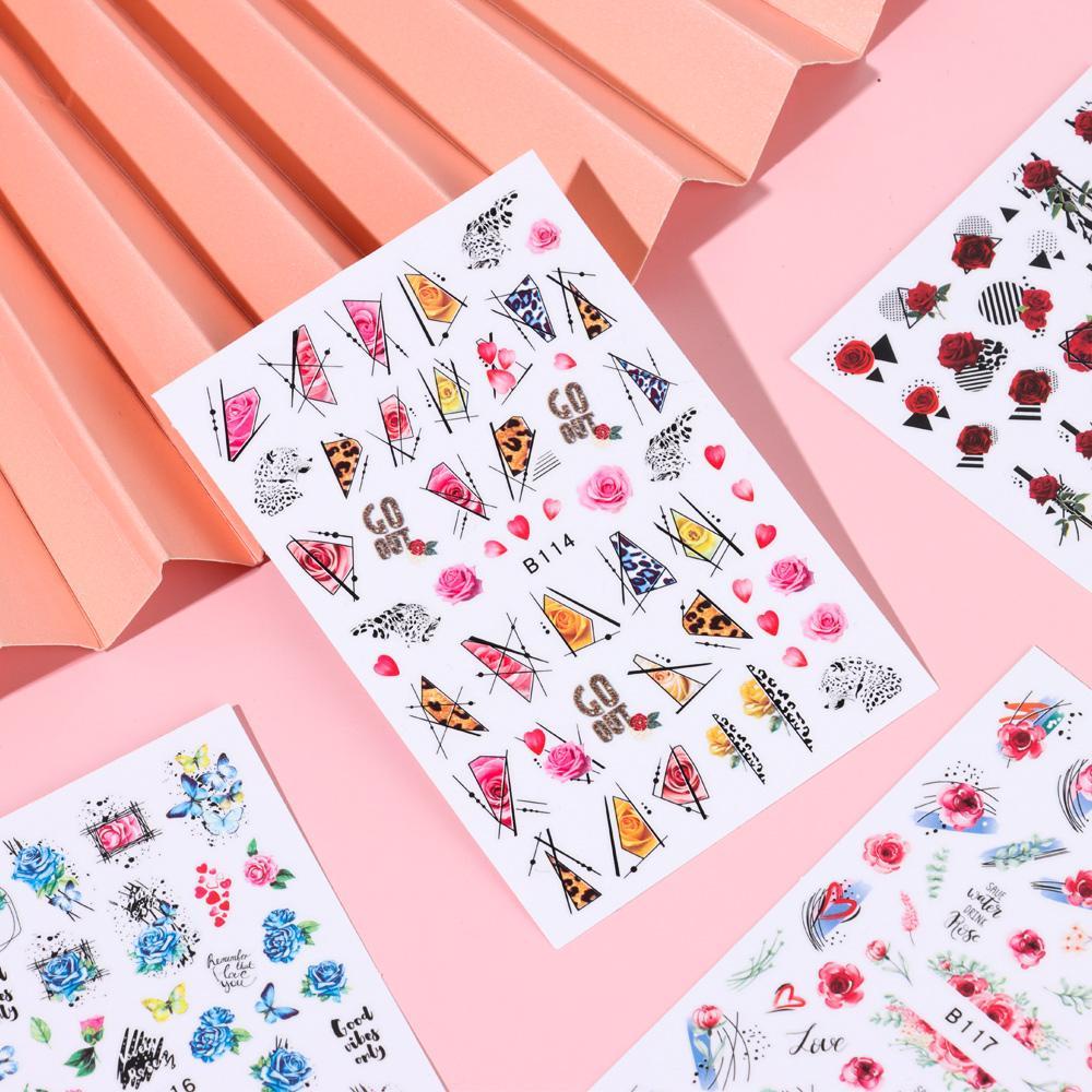 XIANTIN Miếng Dán Trang Trí Móng Tay Chống Thấm Nước