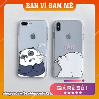 FREESHIP! ỐP IPHONE CẶP ĐÔI NHỮNG CHÚ GẤU TINH NGHỊCH