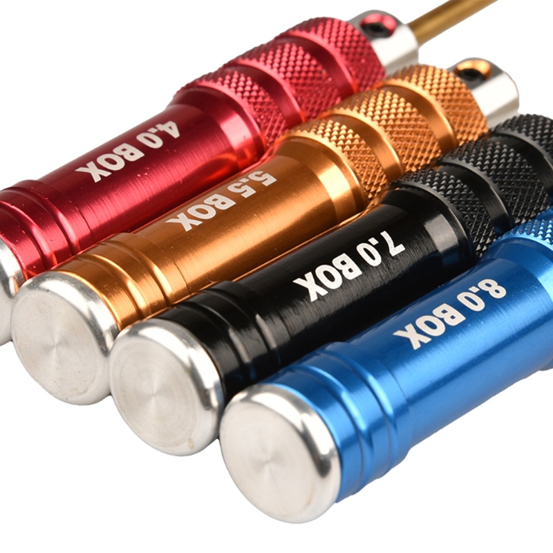 Bộ 4 Tua Vít Lục Giác zzz 4.0 / 5.5 / 7.0 / 8.0mm Bằng Titan Cho Drone Điều Khiển Từ Xa