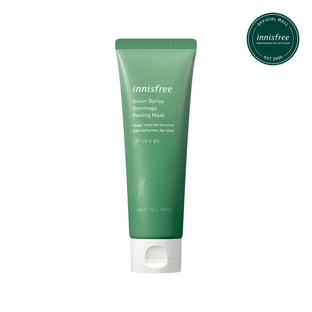 Bộ chăm sóc làm sạch và sáng da innisfree Green Barley Gommage Mask Set