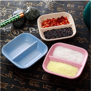 HCM - Chén chấm lúa mạch 2 ngăn