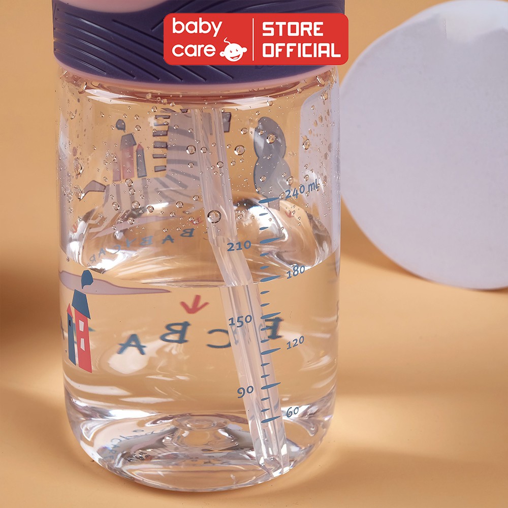 Bình uống nước mỏ vịt thể thao BC BABYCARE 240ml 300ml cho bé - BC4064