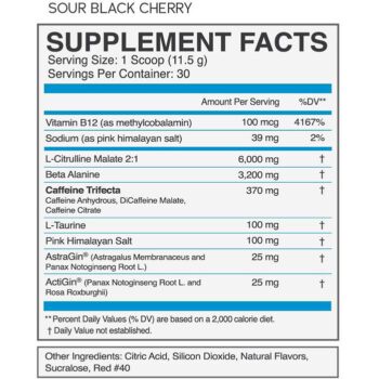 Tăng Sức Mạnh Cơ Khiến Bạn Khỏe Hơn Và Mạnh Hơn EFLOW ENRAGE BLACK PRE WORKOUT 30SER