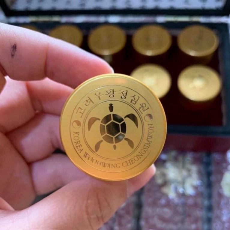 Ngưu Hoàng Thanh Tâm Hàn Quốc Hộp Gỗ 10 Viên Nhập Khẩu Chính Hãng [ Hàng Mới Về ]