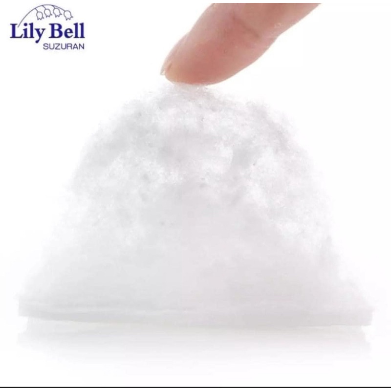 Bông tẩy trang Lily Bell 222 Miếng -Nhật bản sản xuất tại Trung Quốc nhập khẩu chính nghạch
