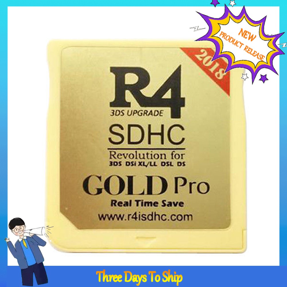 Thẻ nhớ và đầu đọc chuyển đổi R4I 2018 cho dòng máy 3ds Dsi Xl Dsl