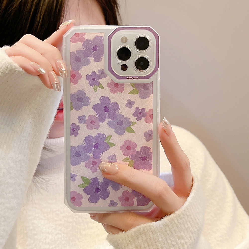 Ốp lưng iphone Spring Flower Tím 13promax/13pro/13/12promax/12pro/12/7plus/8plus/11/11promax/x/xs/xsmax/7/8