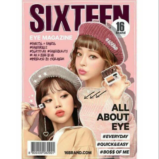 Phấn Mắt 16 Brand Sixteen Eye Magazine