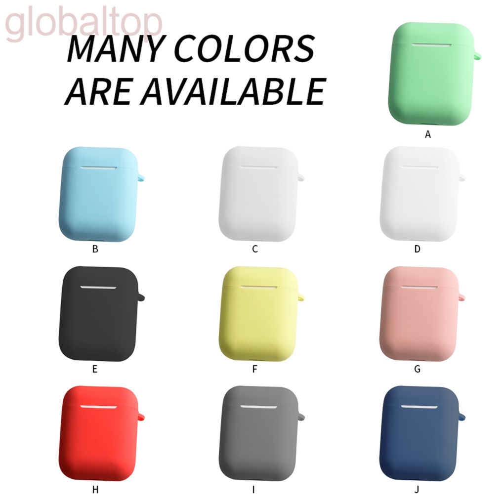 Vỏ Bảo Vệ Hộp Sạc Tai Nghe Bluetooth Không Dây Bằng Silicon Cho Airpods I9S / I10 / I11 / I12