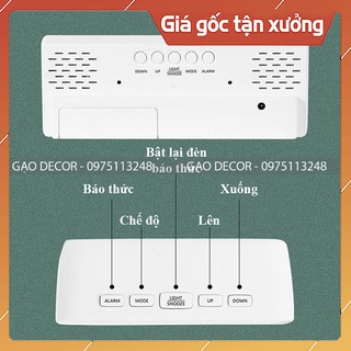 Gạo Decor - Đồng hồ LED đa chức năng
