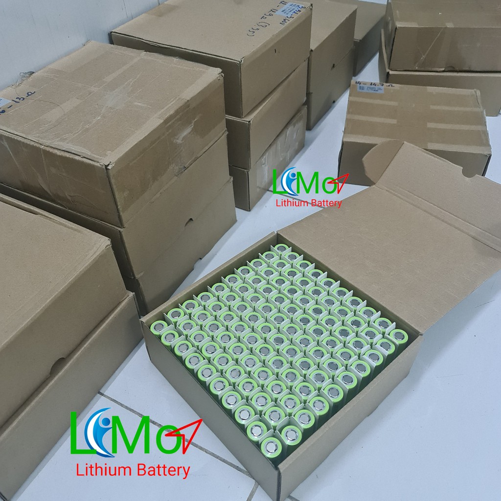 Cell pin Lishen 2000mAH xả cao 20A. Pin sạc Lithium ion 18650 mới, chính hãng Lishen xanh - LIMO