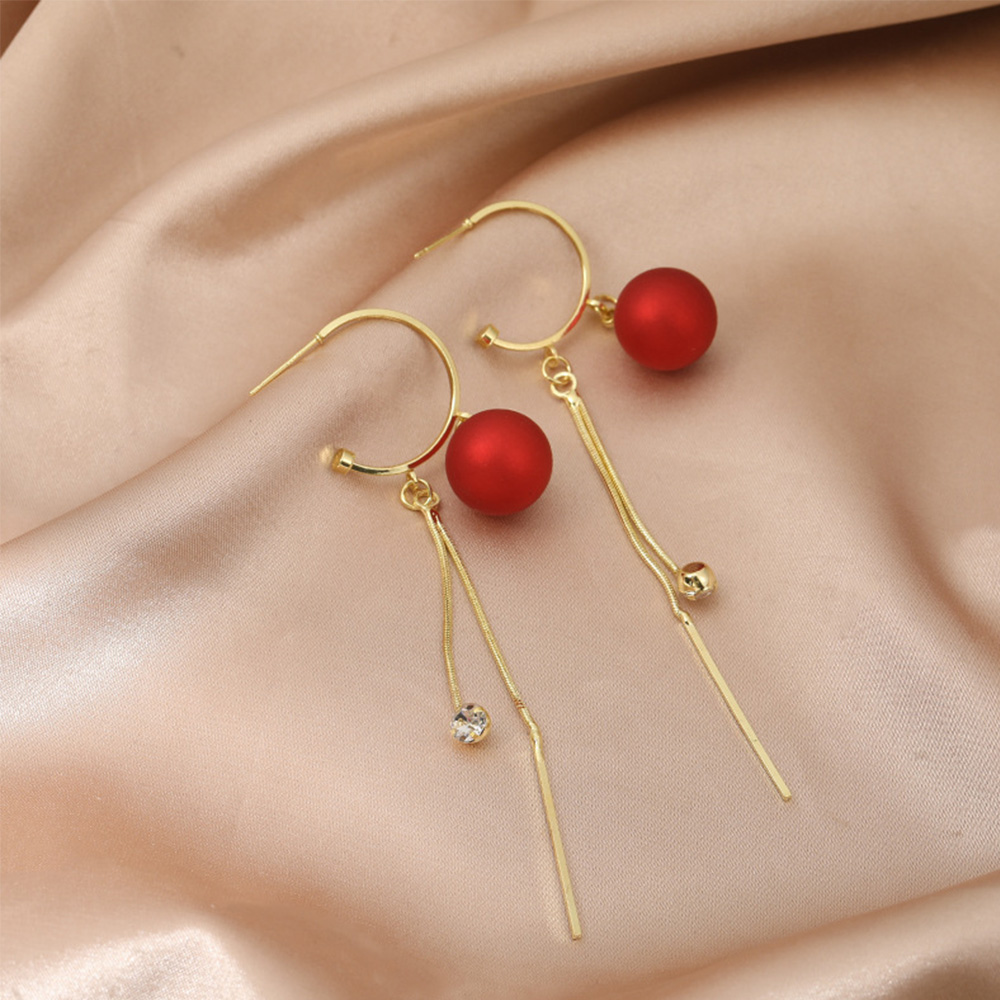 Khuyên tai nữ dáng dài tạo hình độc đáo tinh tế đẹp mắt