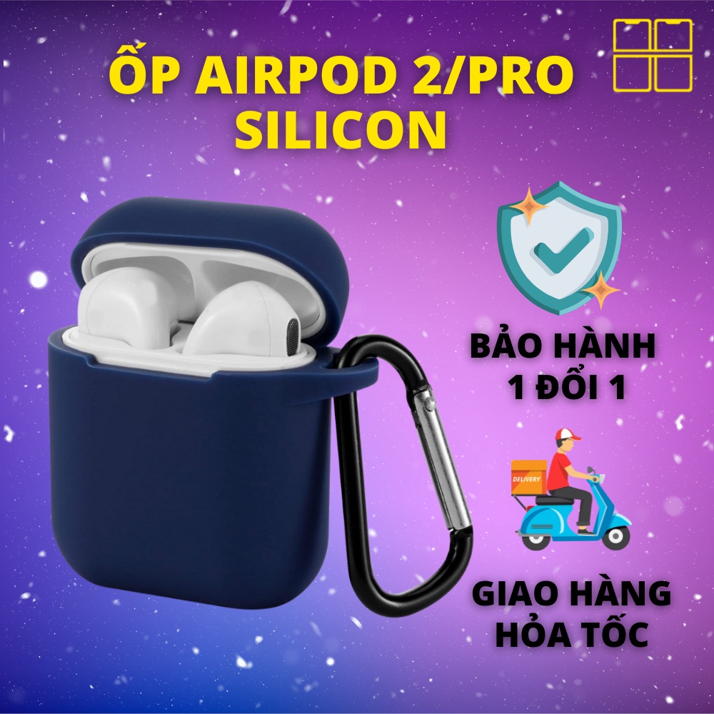 Ốp Airpod 1/2/Pro Cao Su Silicon Case Bảo Vệ Tai Nghe 88Mobile