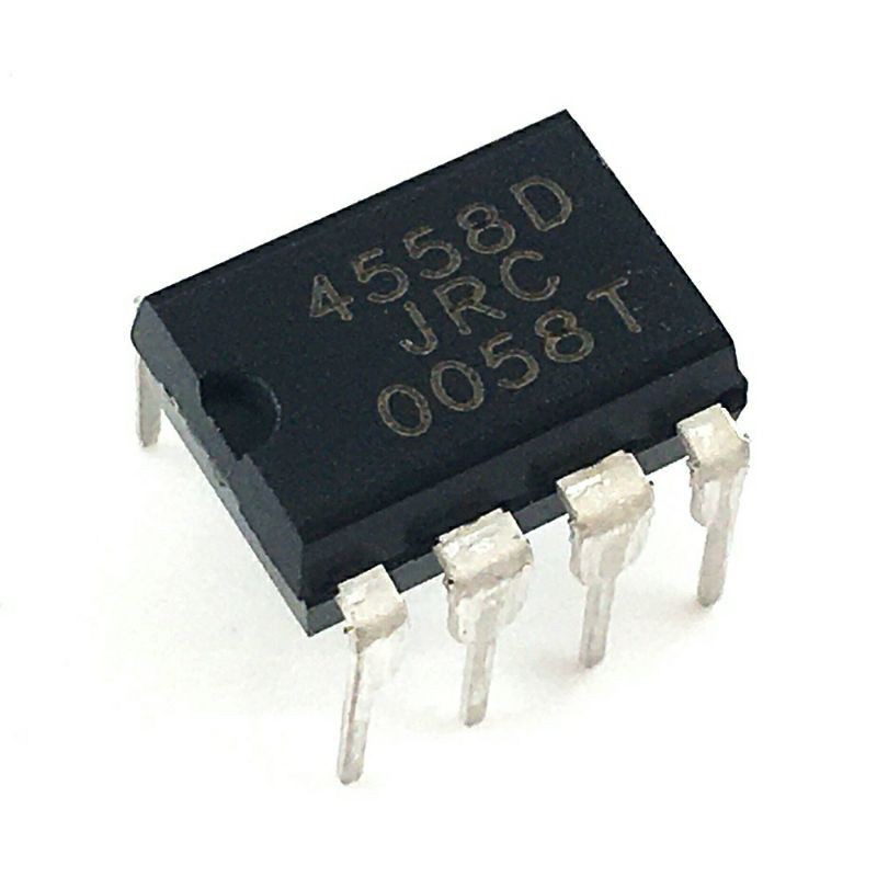 Ic 4558 chuyên dùng trong các bo mạch pre bo nguồn bo công suất khếch đại tín hiệu