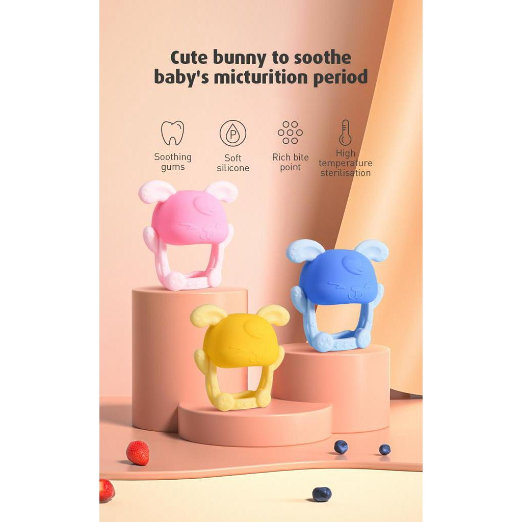 Đồ Chơi Ngậm Mọc Răng Bằng Silicone Không BPA An Toàn Thực Phẩm Cho Bé