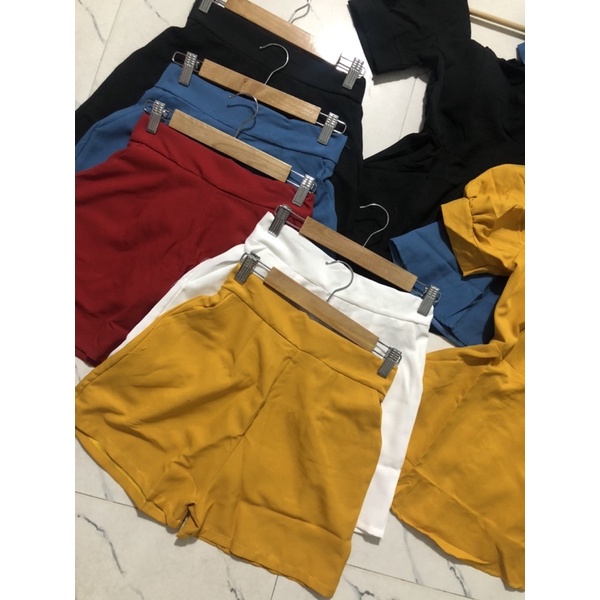 [Hàng đẹp ]Set đùi áo cổ vuông tay phồng có mút(hình thật)