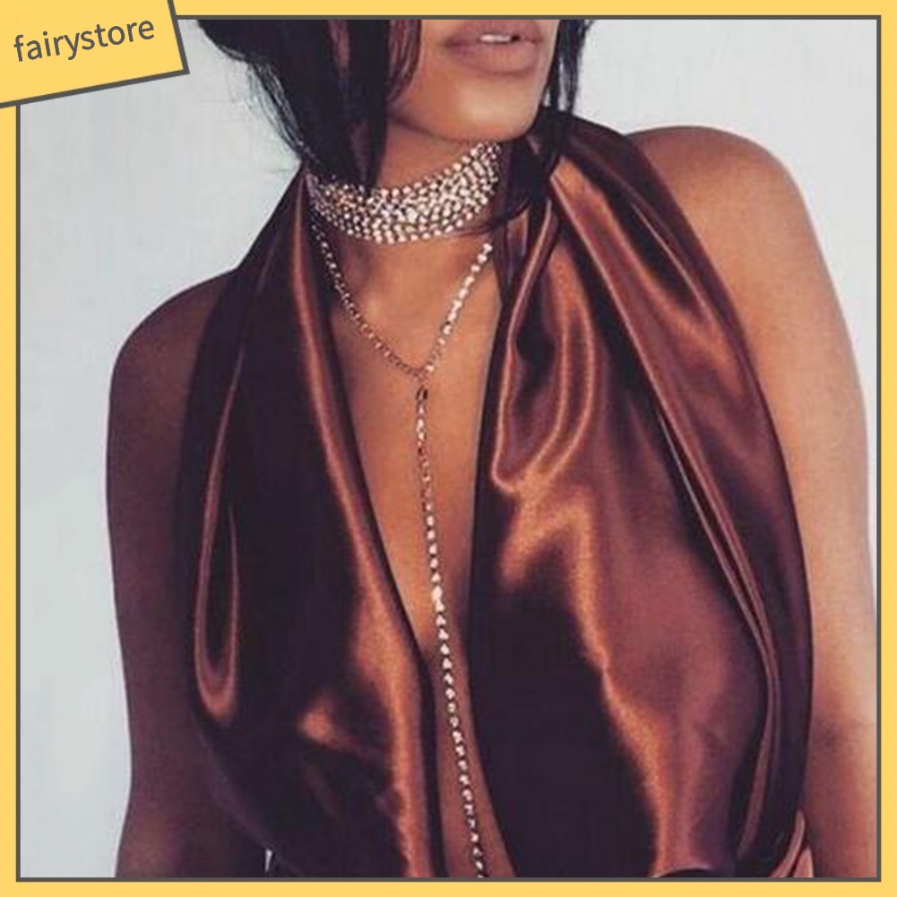 Dây Chuyền Nữ Nhiều Lớp Đính Đá Thời Trang