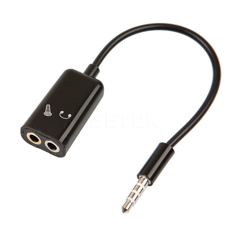 Giắc Chia Âm Thanh 3.5Mm 1 Male Cho 2 Female