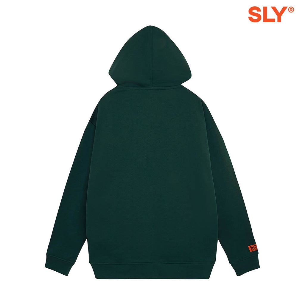 Áo Hoodie Nỉ Bông SLY 253 màu xanh rêu