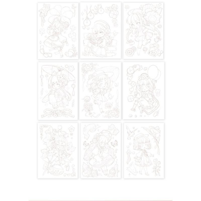 Sổ Line Art màu nước ARTIST Banyan