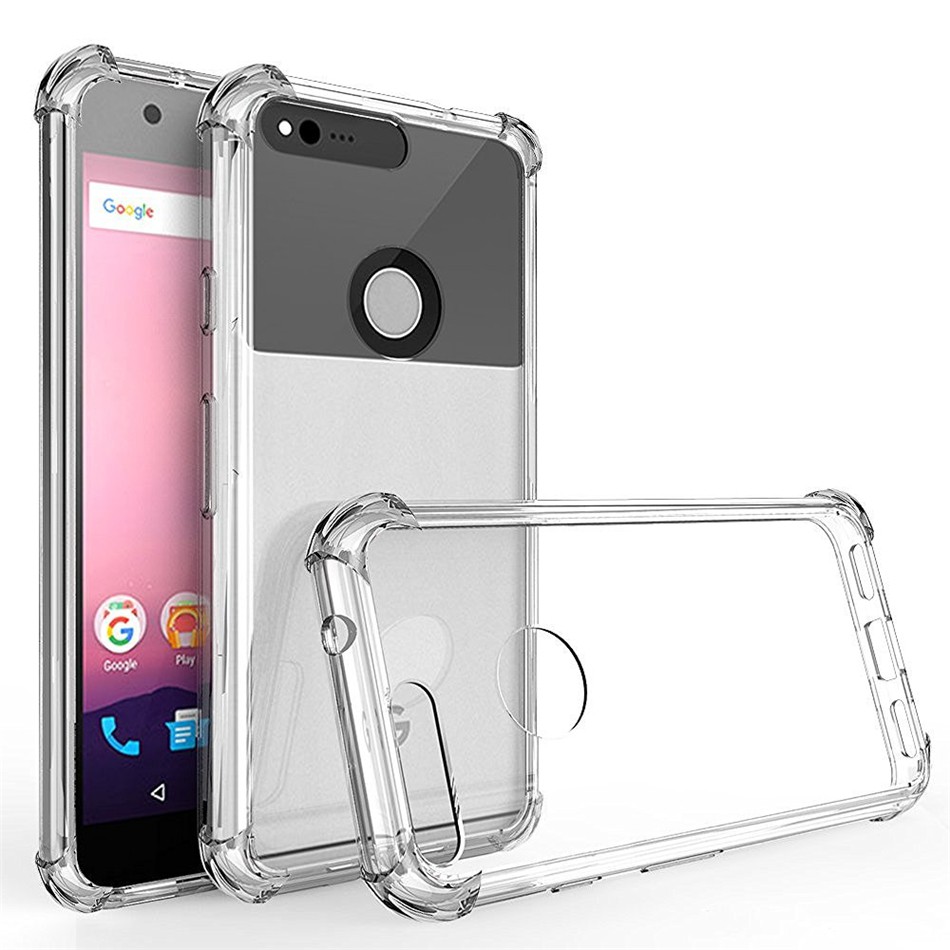 Ốp điện thoại trong suốt cho Google Pixel 1 2 3 XL 3 Lite 3 XL Pixel4 4 XL