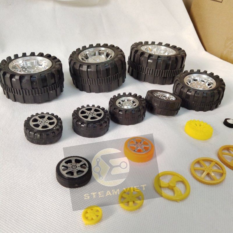 Bánh xe mô hình đồ chơi STEAM
