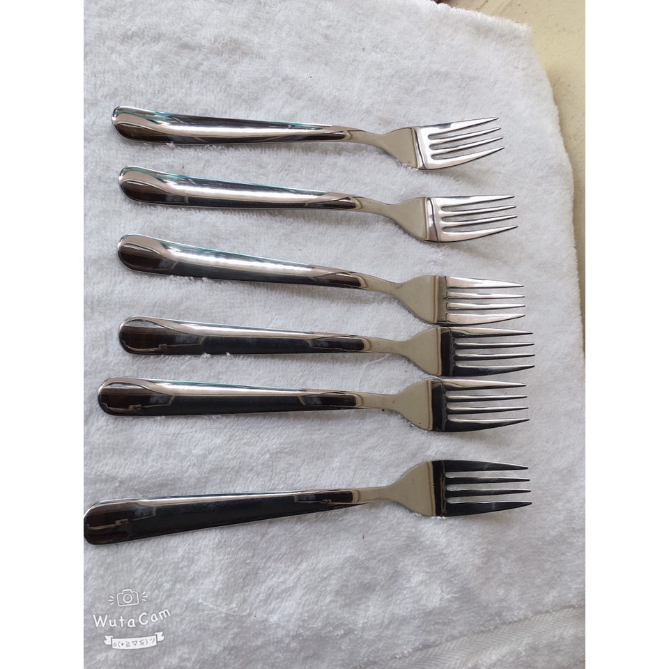 Nĩa inox loại lớn 6 cái lớn