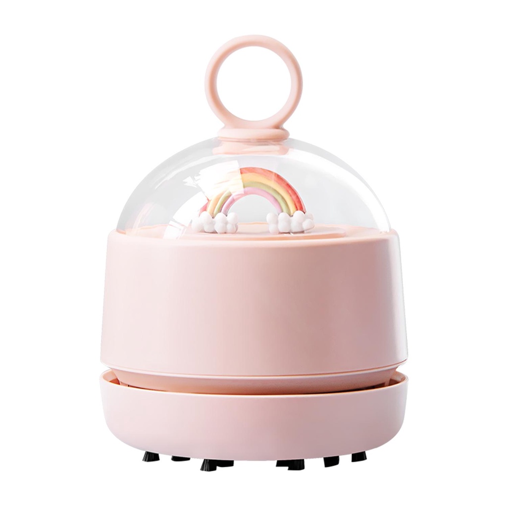 Máy Hút Bụi Mini Cầm Tay Để Bàn Thiết Kế Dễ Thương Cho Nữ