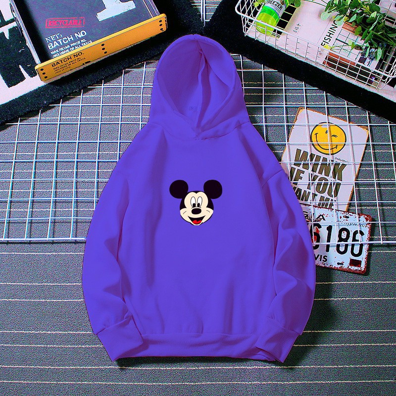 Áo Hoodie Dài Tay In Hình Dễ Thương Cho Bé