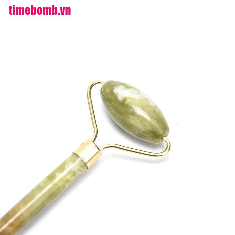 Timi 💙 Jade Face Massage Roller Beauty Tool Facial Eye Neck Body Anti Ageing Therapy