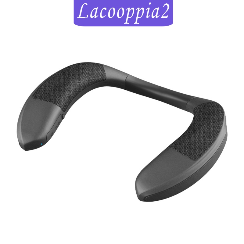 [LACOOPPIA2] Wearable Wireless Speaker, Bluetooth 5.0, Low Latency, Personal Neckband Speakers 3D Surround Stereo for Music TV Game
