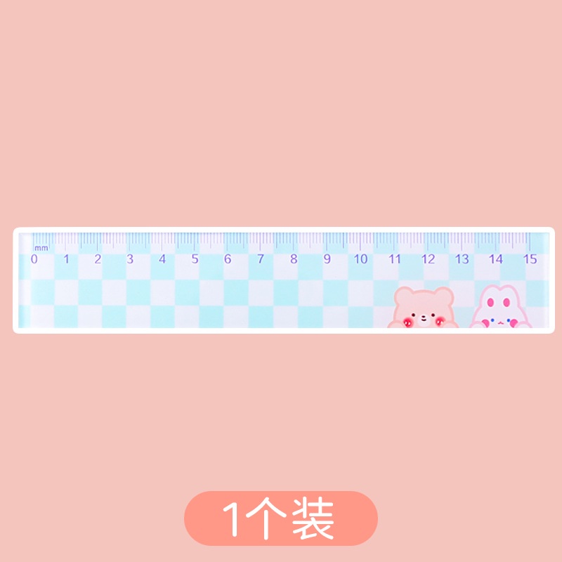 Thước kẻ / Thước Đo Chất Liệu acrylic Dày Dặn Hoạ Tiết Hoạt Hình Dễ Thương | Thước Vẽ Văn Phòng Phẩm Học Tập