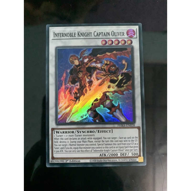 bài yugioh: infernoble knight captain oliver
