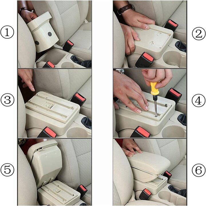 Hộp tỳ tay ô tô, xe hơi cao cấp - Lắp zin cho xe Nissan Almera