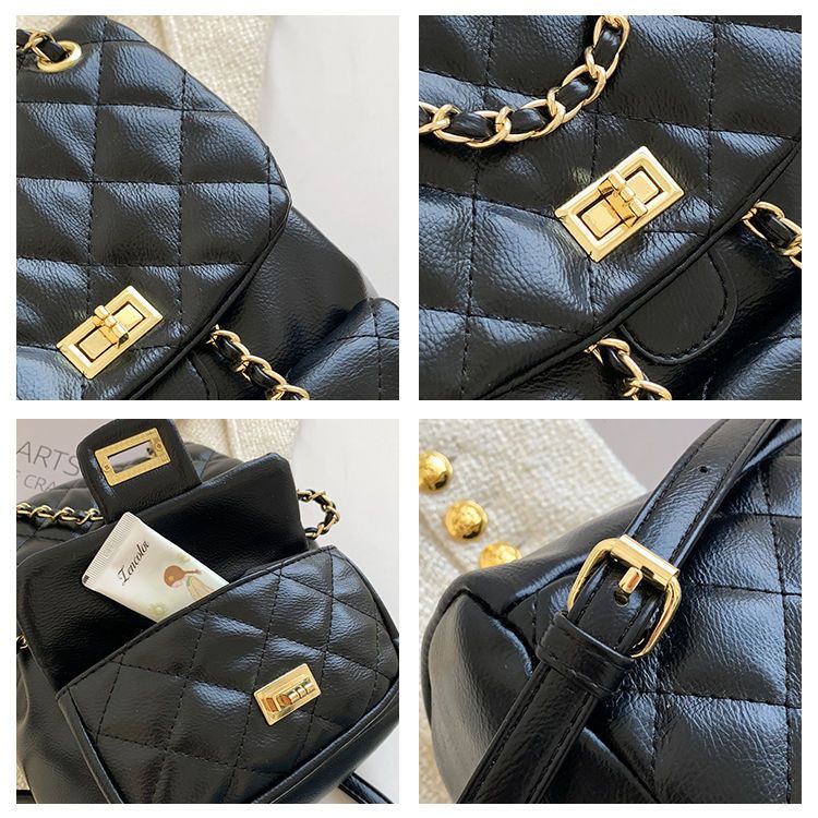 Chuwanglin Balo Da Dây Xích Thời Trang Cho Nữ