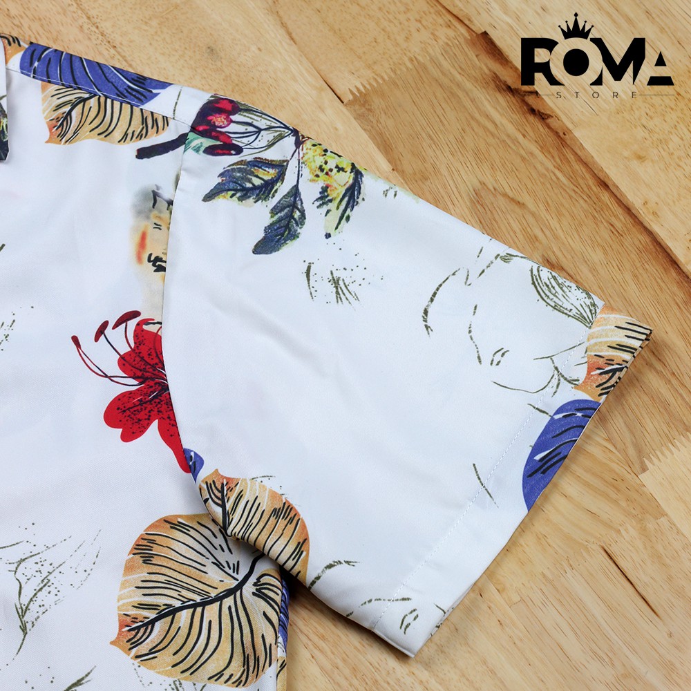 [VIDEO ÁO] Áo sơ mi hoạ tiết, sơ mi đi biển thấm hút mồ hôi, mát lạnh khi mặc vào người, độ bền cao|RM01|ROMA Store | BigBuy360 - bigbuy360.vn